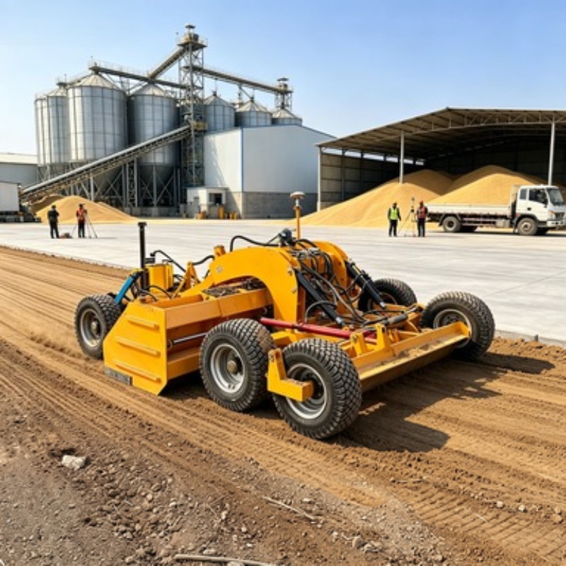 Precision Farming In Agriculture - Tractor Operated Laser Land Leveler Farm