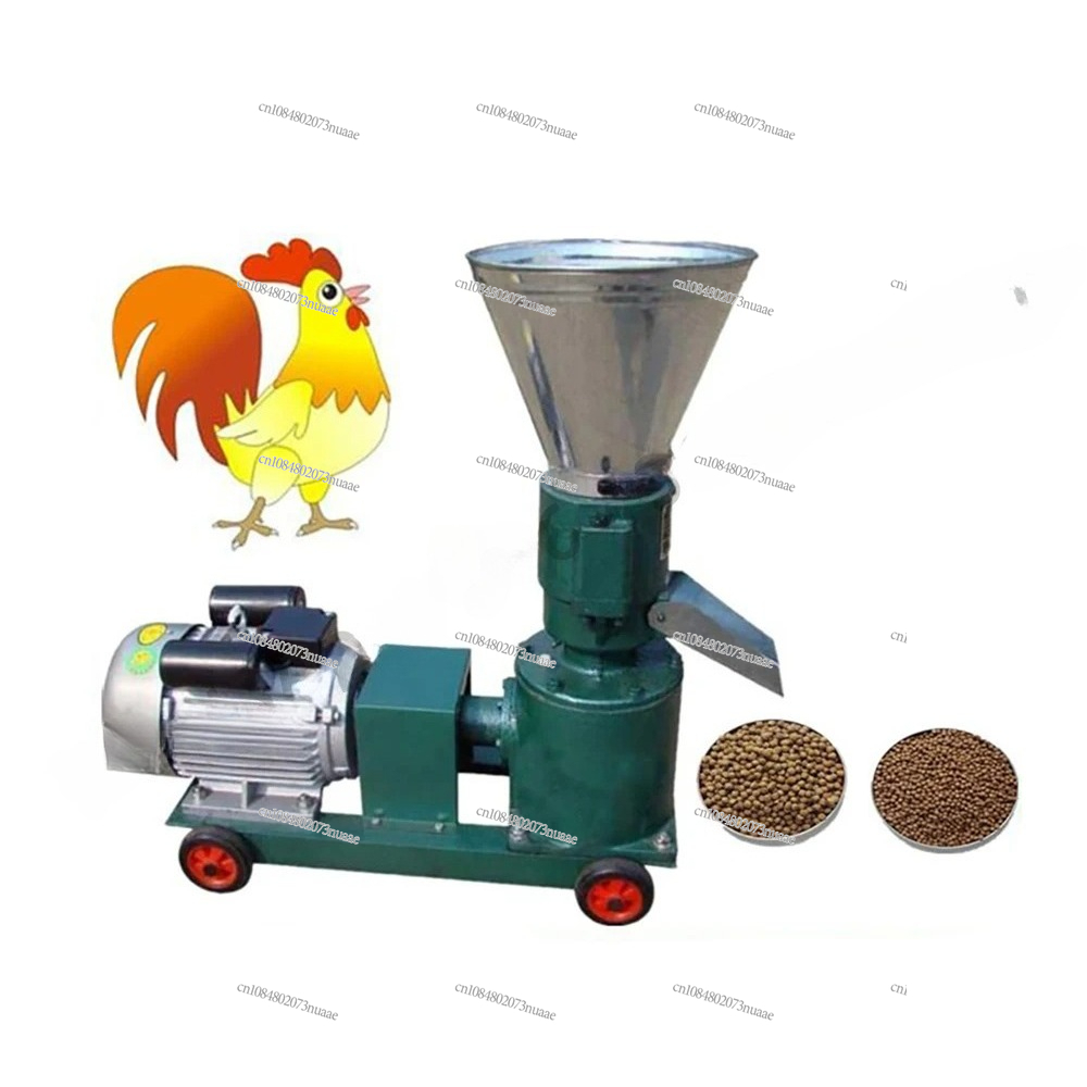 Wood Pellet Making Machine - 220V/380V 100kg/h-200kg/h Pellet Mill Multi-function Feed