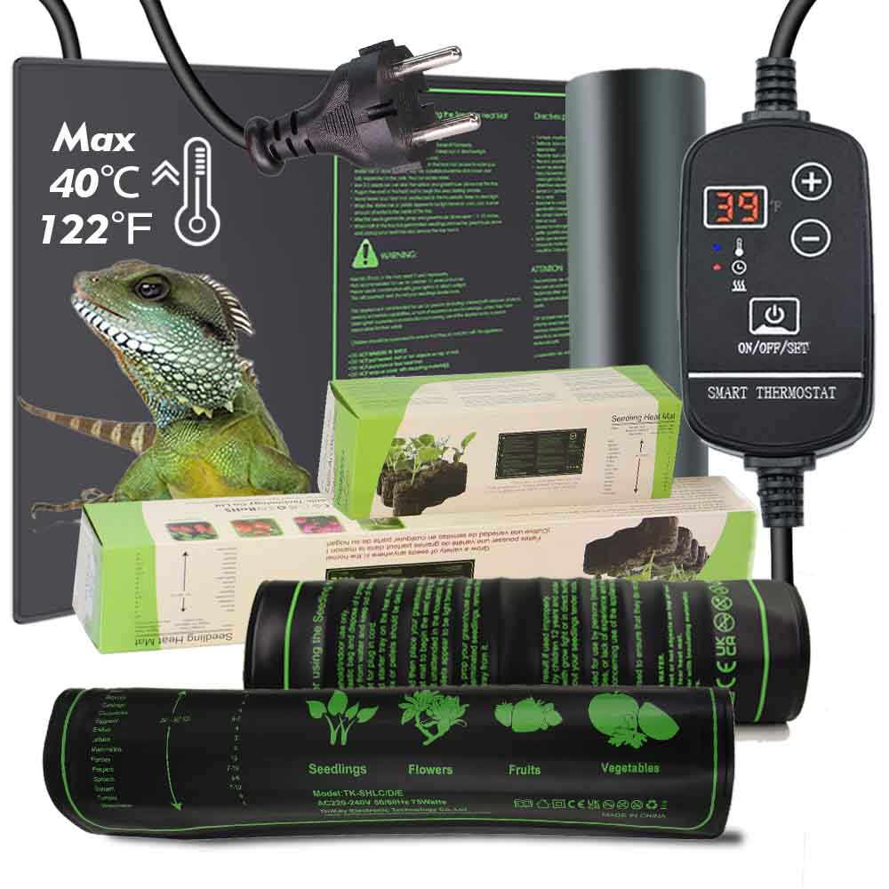 Seedling Heat Mat - 7-100W Plants Heating Pad with 16℃