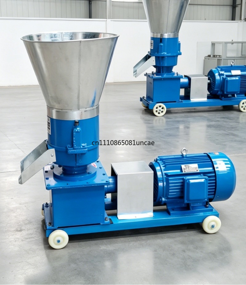 Wood Pellet Making Machine - 100-150kg/h Pellet Machine Animal Feed Food