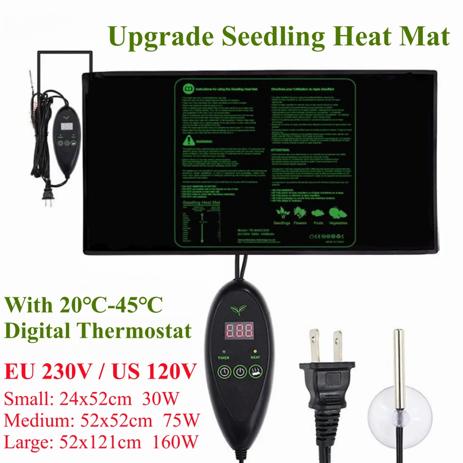 Seedling Heat Mat - 3 Sizes Upgrade Seedling Heat Mat