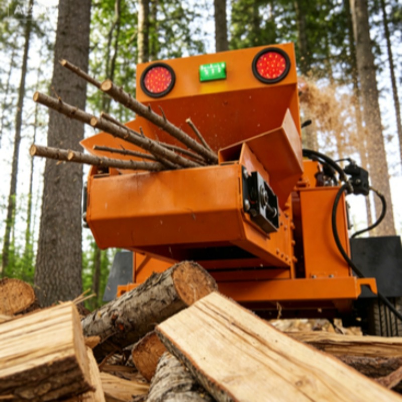 Agriculture Farming Services - Customized Industrial Diesel Drum Wood Chipper