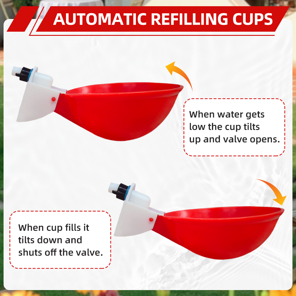 5-20Pcs Automatic Chicken Duck - огляд і ціна Chicken Nipple Drinker