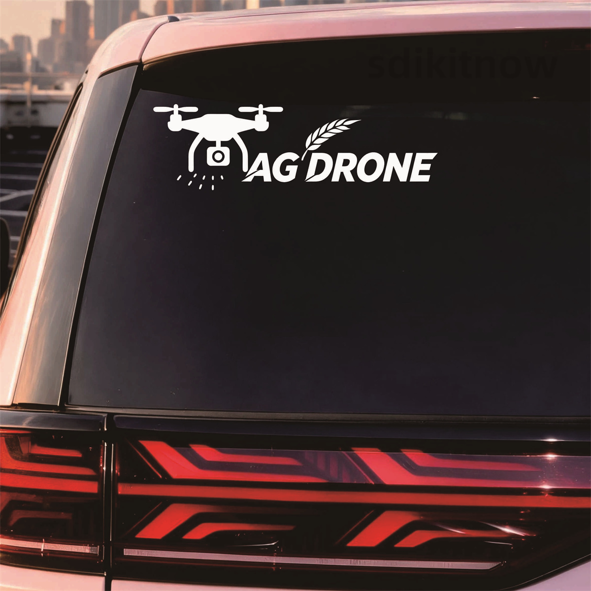 AG DRONE Farm Spraying Vinyl C - огляд і ціна Agriculture Farming Words