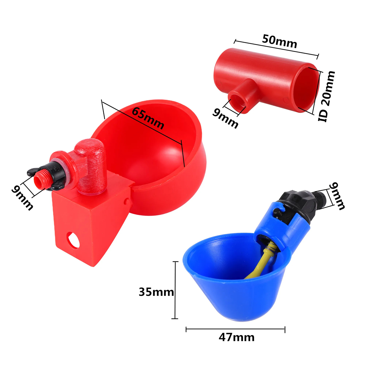 9mm Thread Interface Automatic - огляд і ціна Chicken Nipple Drinker