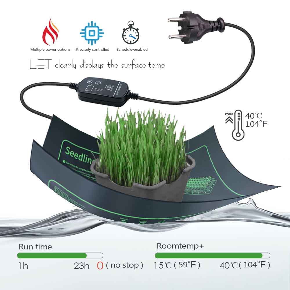 7-100W Plants Heating Pad with - огляд і ціна Seedling Heat Mat