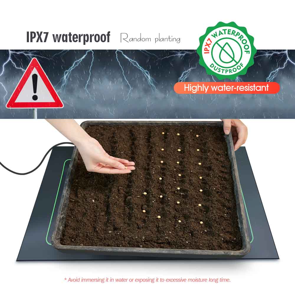 7-100W Plants Heating Pad with - огляд і ціна Seedling Heat Mat