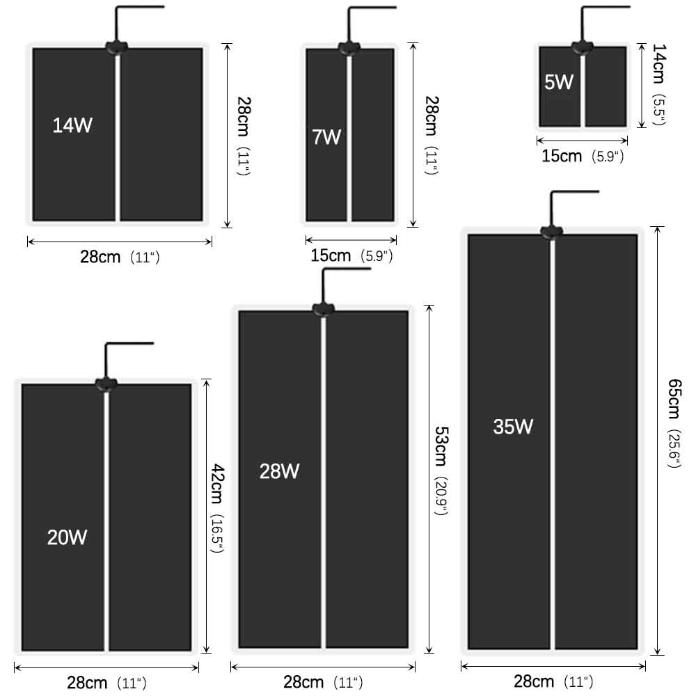 35W-5W Seeds Seedlings Plant H - огляд і ціна Seedling Heat Mat