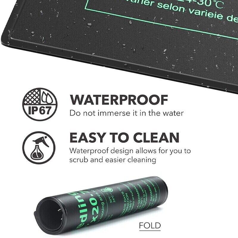 LERWAY 21W Seedling Heating Ma - огляд і ціна Seedling Heat Mat