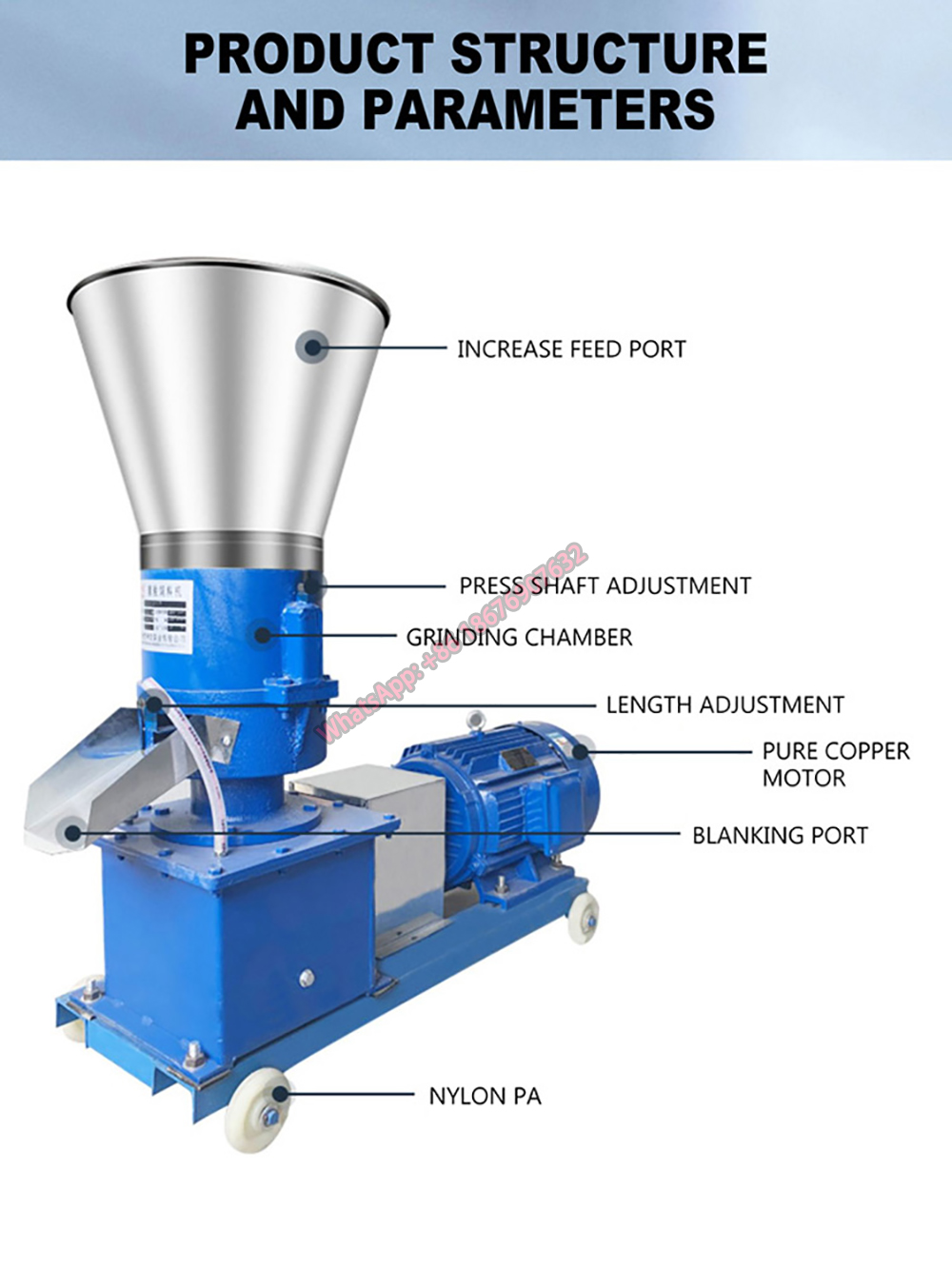 CH-150 Electric Poultry Chicke - огляд і ціна Wood Pellet Making Machine