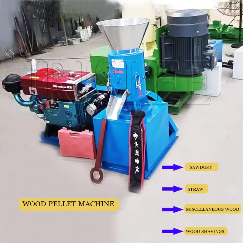 60-80Kg/H Diesel Wood Pellet M - огляд і ціна Wood Pellet Making Machine