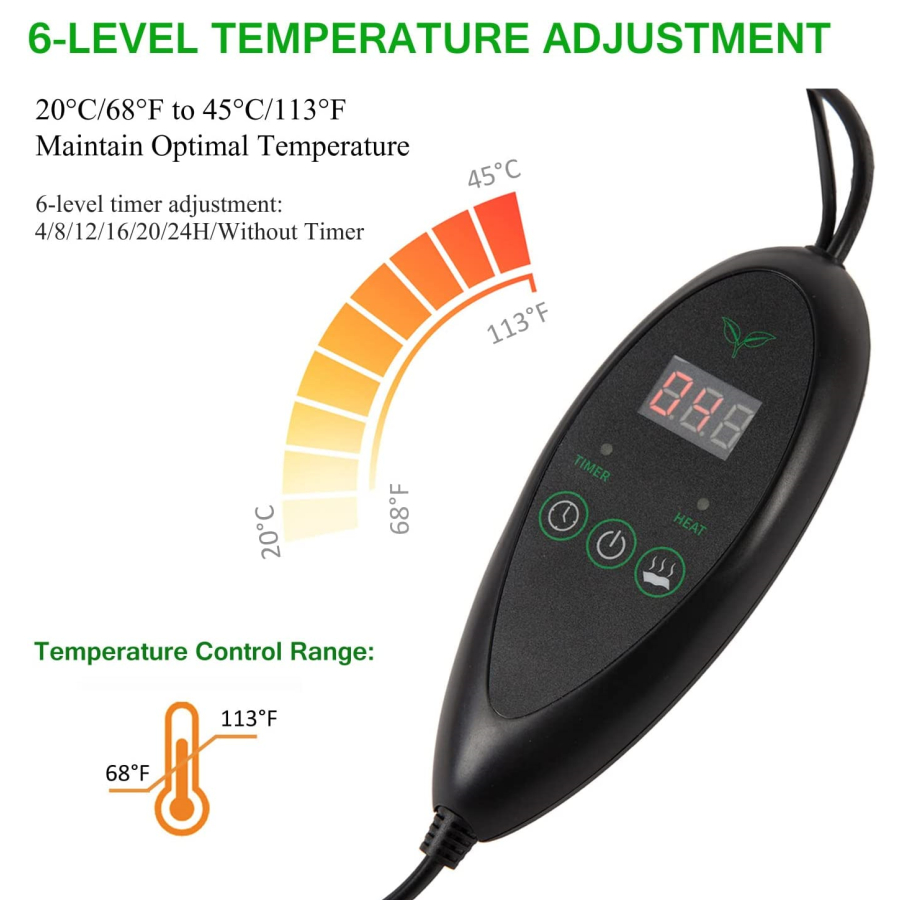 3 Sizes Upgrade Seedling Heat  - огляд і ціна Seedling Heat Mat