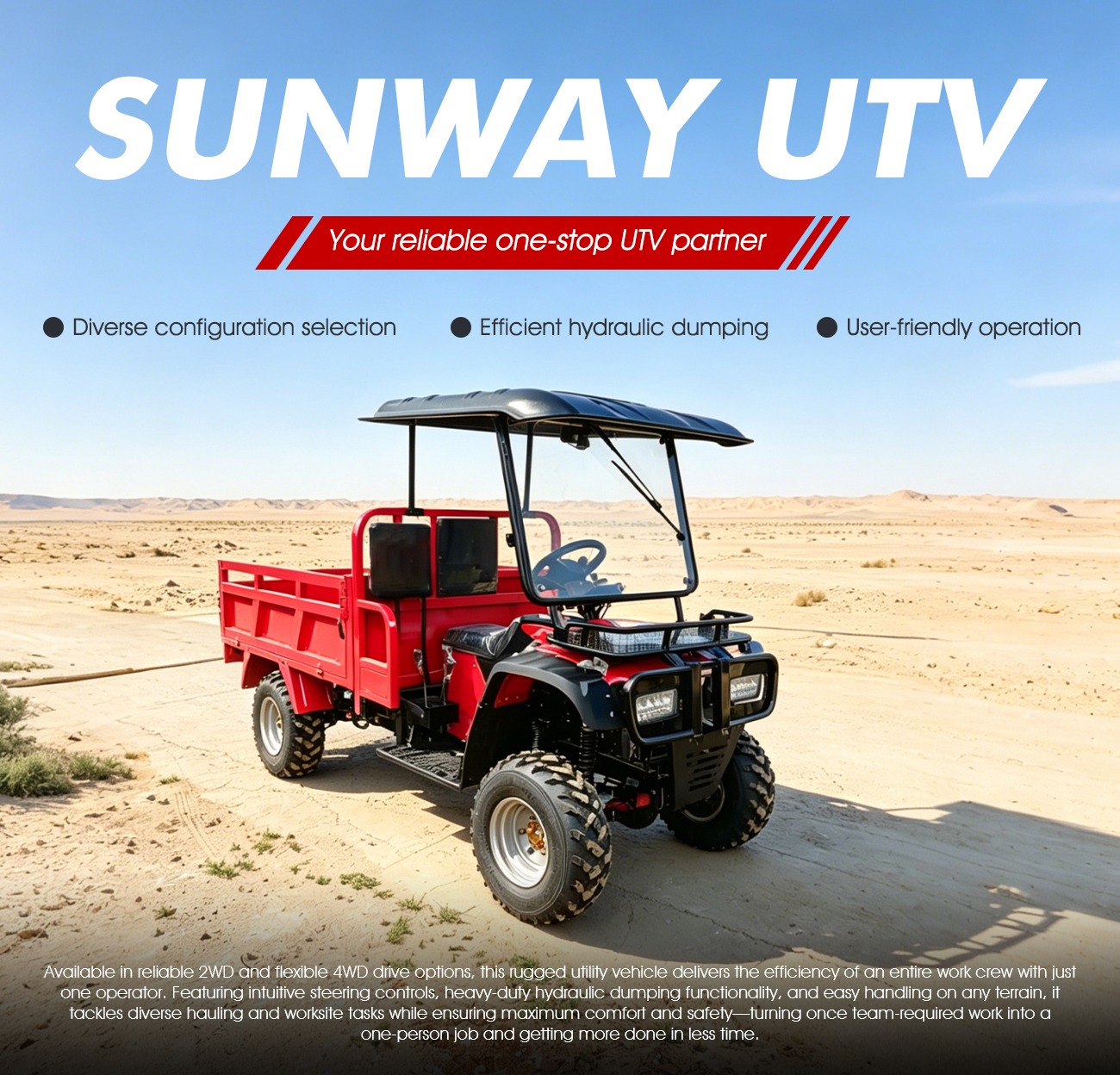 Advanced 400cc Agricultural Ut - огляд і ціна Agriculture Farming Services