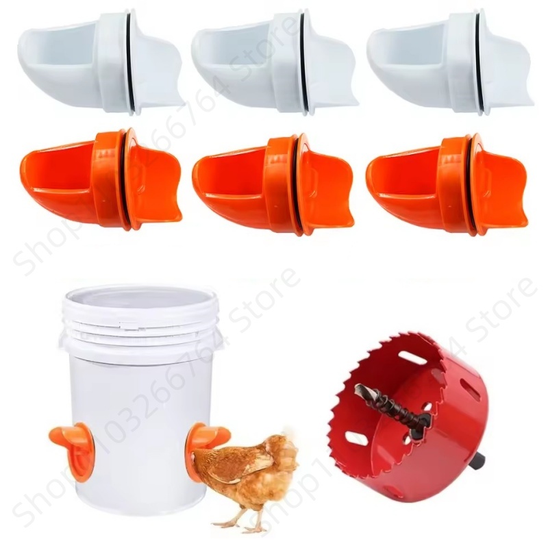 Automatic Gravity Chicken Feed - огляд і ціна Chicken Nipple Drinker